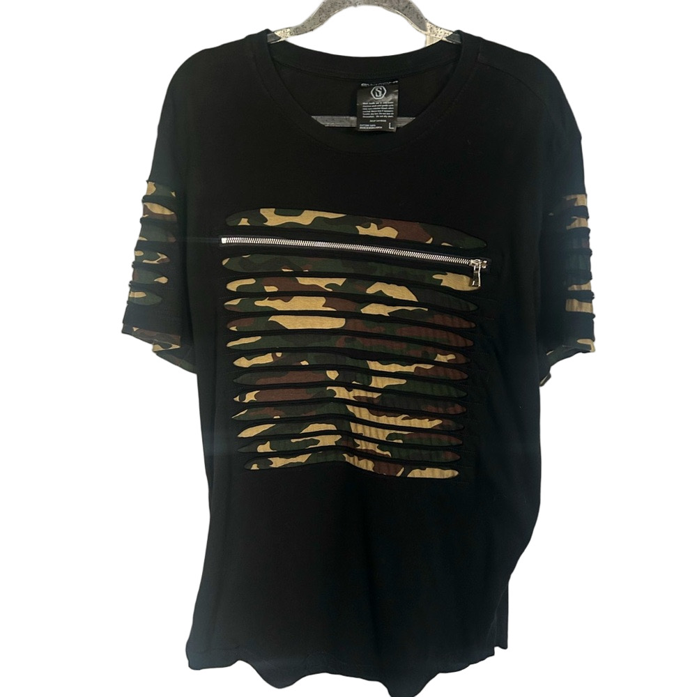 🍀 3 for $25 Switch Remarkable Graphic T-Shirt Men’s Large Camo Streetwear Y2K